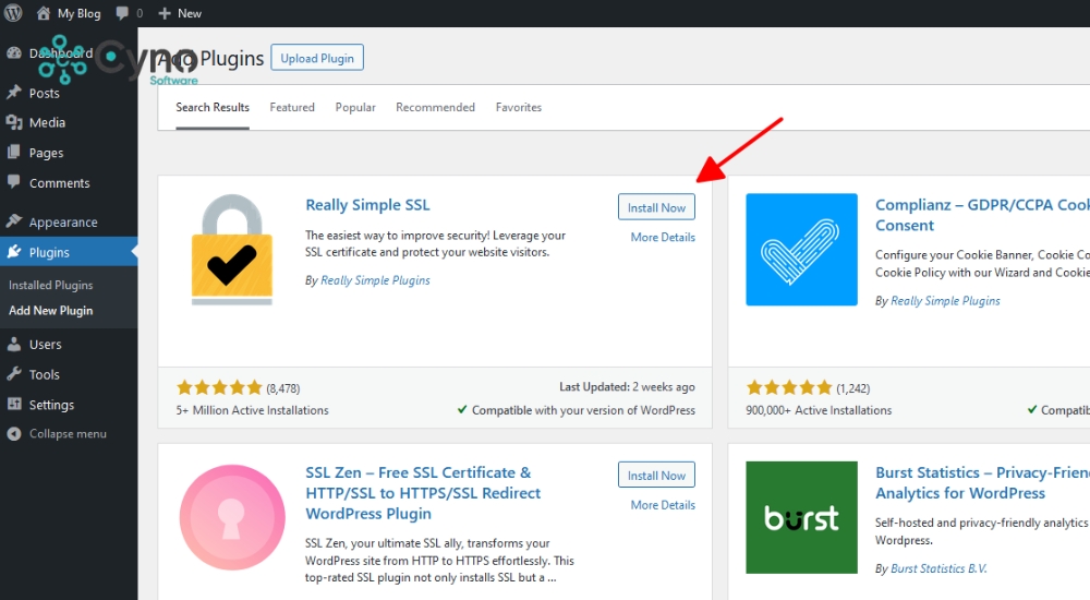 Sử dụng plugin Really Simple SSL để chuyển HTTP sang HTTPS trên WordPress
