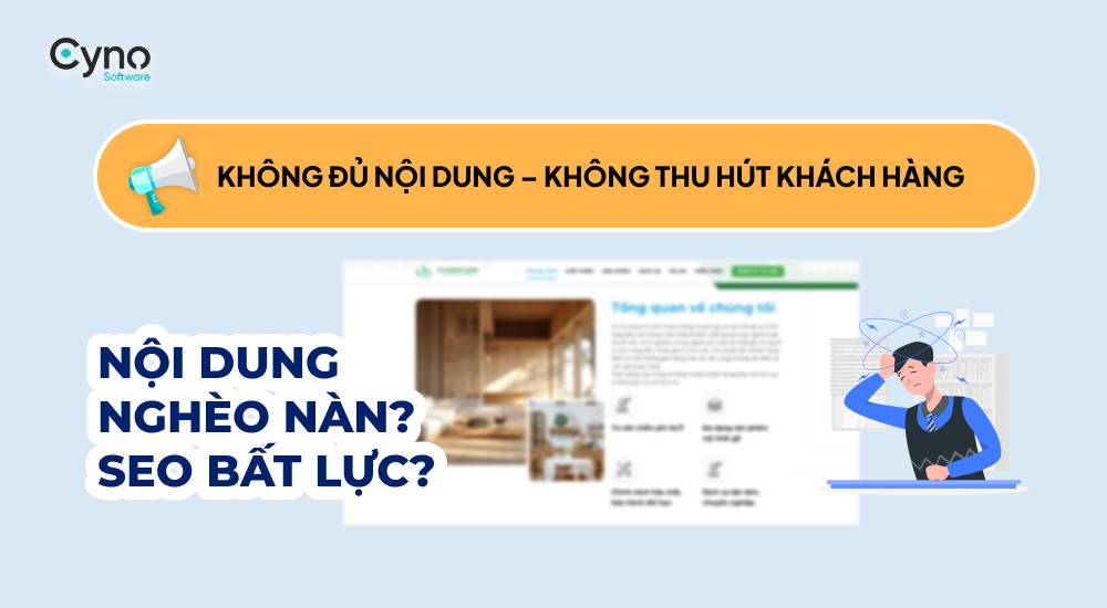 Nội dung nghèo nàn, SEO bất lực
