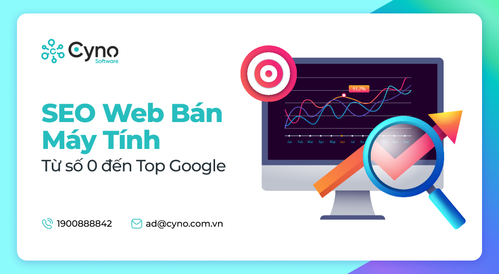 SEO Web Bán Máy Tính - Từ số 0 đến Top Google