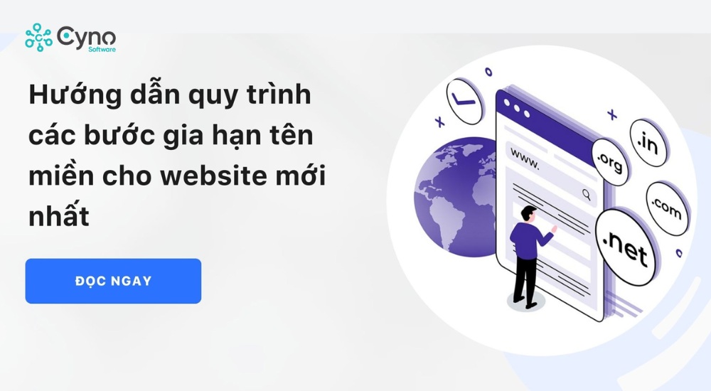 Quy trình gia hạn domain vô cùng đơn giản