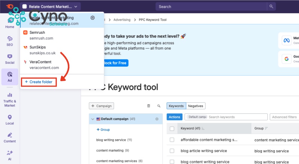 Công cụ SEMrush hỗ trợ Content Marketing và Quảng cáo PPC